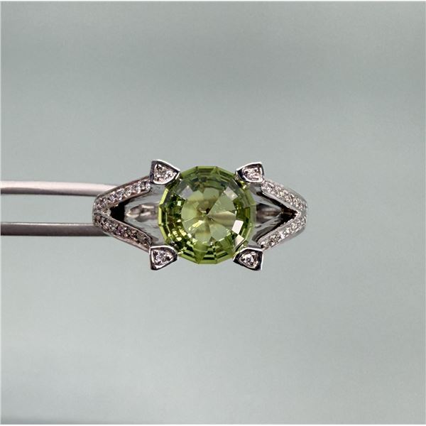 Coast 18K White Gold Montana Sapphire Ring