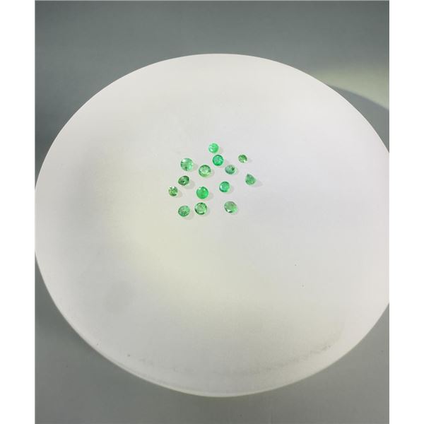 1.25ct Total Weight Emerald Gemstones