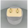 Image 1 : 18K Gold Tear Drop Earrings