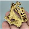 Image 3 : Alva Museum Gold Tone Scythian Stag Brooch