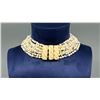 Image 1 : Designer Made Pearl Crystal Bead Choker