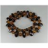 Image 3 : Designer Rutilated Smoky Quartz & Amber Necklace