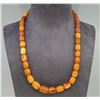 Image 1 : Butterscotch Amber Graduated Bead Necklace