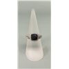 Image 1 : Sterling Silver Black Spinel Ring