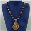 Image 1 : Sterling Silver Ammonite Necklace