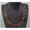 Image 1 : 2 Strand Amber Beaded Necklace
