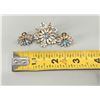 Image 5 : Coro Rhinestone Costume Brooch Earring Set