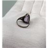 Image 2 : Sterling Silver 18k Gold Amethyst Ring