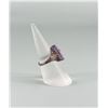 Image 4 : Sterling Silver 18k Gold Amethyst Ring