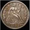 Image 1 : 1853 SEATED LIBERTY DIME AU