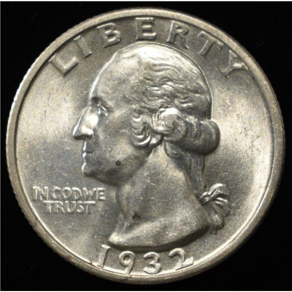 1932-S WASHINGTON QUARTER CH/GEM BU