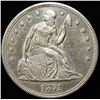 Image 1 : 1871 SEATED LIBERTY DOLLAR CH BU