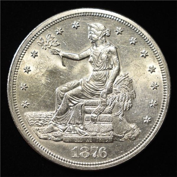 1876-S TRADE DOLLAR BU