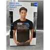 Image 1 : 32 Degrees Cool Men’s 4-Pack Short Sleeve Crew Neck Shirts, Size L/G, Black
