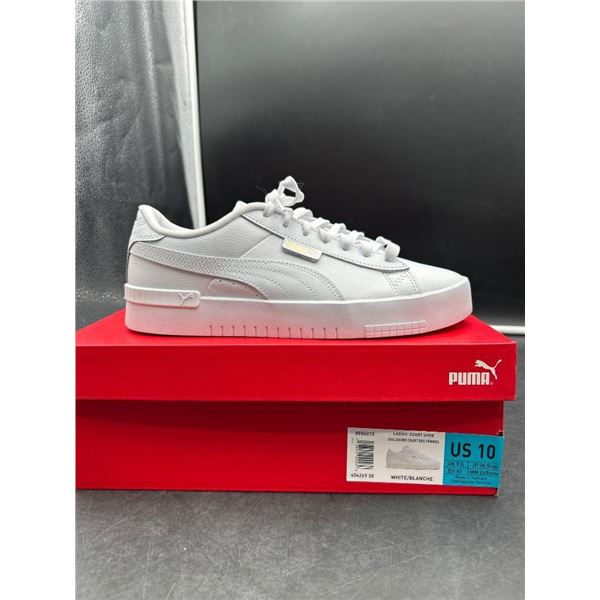 Puma White Sneakers, US Size 10, Platform Sole Design