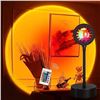 Image 1 : Sunset Lamp, Sunset Projector Light  Colors Changing and 4 Mode with Remote Control, Brightness Adju