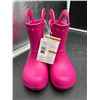 Image 2 : Crocs Kids Handle It Rain Boots in Bright Pink, Size C9
