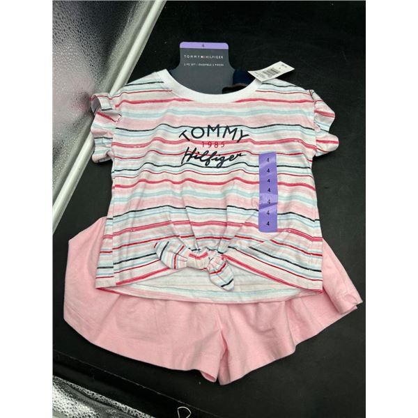 Tommy Hilfiger Baby Girl’s Shirt and Shorts Set, Size 4
