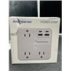 Image 2 : Amerisense AS-PS18W-10FI Power Strip with USB Ports