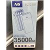 Image 2 : N6 Portable Charger 35000mAh Power Bank – Portable Battery with 4 Built in Cables, 22.5W Fa