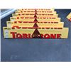 Image 2 : Lot of 8 Toblerone Milk Chocolate Bars, 100g Each, Honey and Almond Nougat