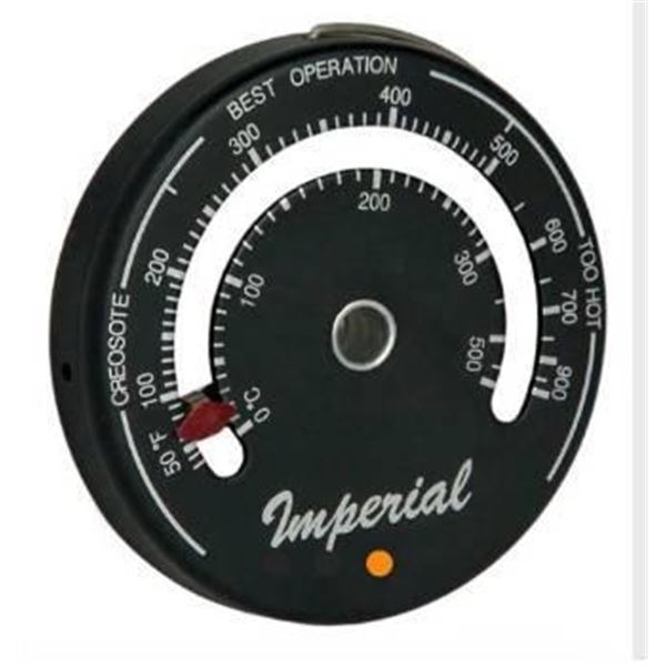 Imperial Stove Thermometer with Magnetic Mounting Pack of 2