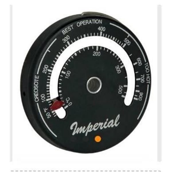 Imperial Stove Thermometer with Magnetic Mounting Pack of 2