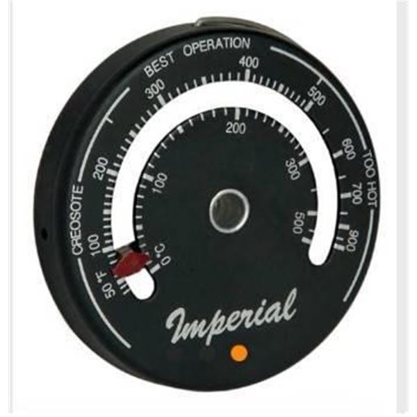 Imperial Stove Thermometer with Magnetic Mounting Pack of 2