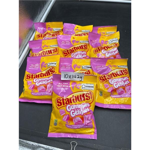 Lot of 10 Starburst Gummies Gelifies 142g Packs