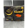 Image 2 : Lot of 3 Skyn Feel Everything and Trojan Magnum Latex Condoms