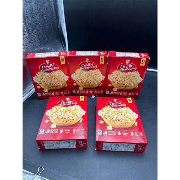 Orville Redenbacher Buttery Popcorn 6 Bags Per 492g Box Lot of 5