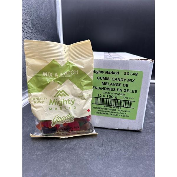 Mighty Marked Gummy Candy Mix 12 x 150g Pack Assortment