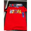 Image 1 : Marvel Youth T-Shirt Set Featuring Comic-Inspired Designs Size 10/12 2 pc