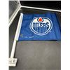 Image 1 : Edmonton Oilers 11×15 Inch Car Flag by Mustang