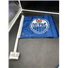 Image 1 : Edmonton Oilers 11×15 Inch Car Flag by Mustang