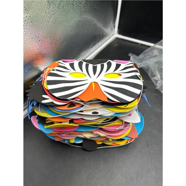 Assorted Foam Animal-Themed Masks by Prextex