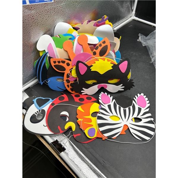 Assorted Foam Animal-Themed Masks by Prextex