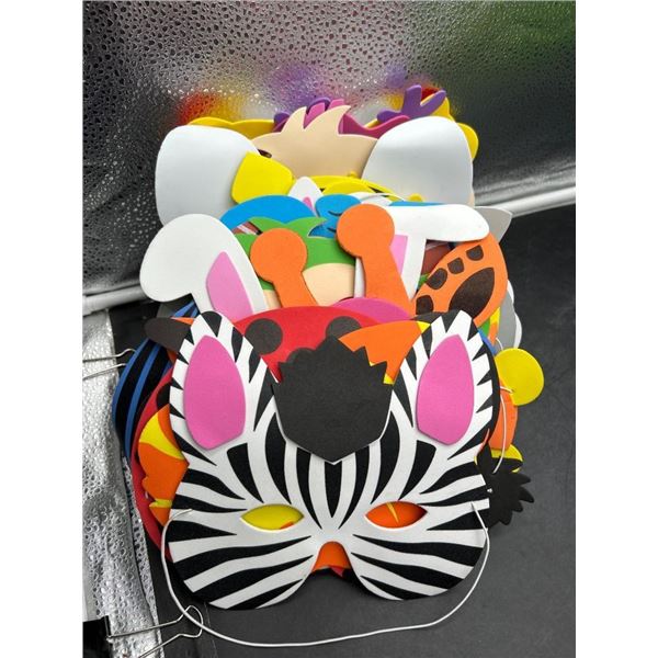 Assorted Foam Animal-Themed Masks by Prextex