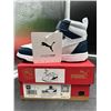 Image 3 : Puma Rebound Layup Mid AC Infant 7C Blue/White Sneakers
