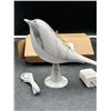 Image 2 : Ruiomii Bird Lamp with 3 Color Temperature Settings and Touch Control Marble Finsih