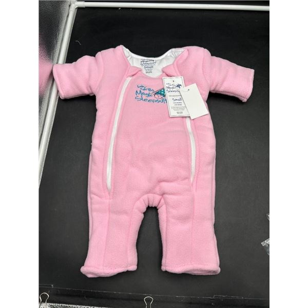 Baby Merlin’s Magic Sleepsuit Small Pink (3-6 Months)