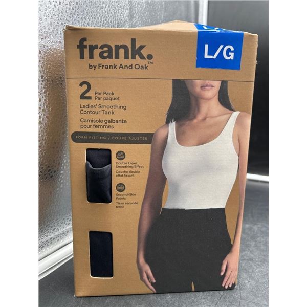 Frank And Oak Ladies’ Smoothing Contour Tank Set, Size L/G, 2-Pack