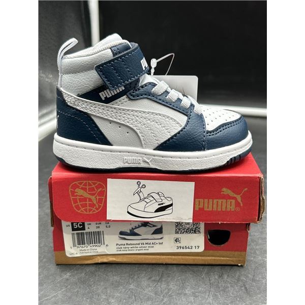 Puma Rebound V5 Mid Ac+ Infant Sneakers, Size 5C