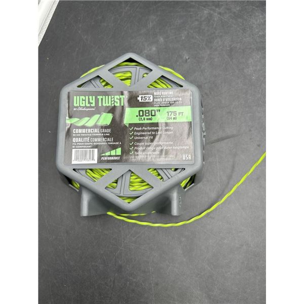 Ugly Twist 0.080 Inch 175 Ft Commercial Grade Trimmer Line by Shakespeare