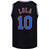 Image 1 : Retro Style Mens Basketball Jersey #1 Bugs #10 Lola Space Movie Jersey Shirts Black