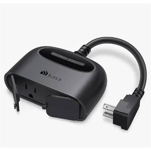 Kasa Smart Outdoor Smart Plug by TP-Link (KP400) – Smart WiFi Outlet with 2 Sockets, IP64 W