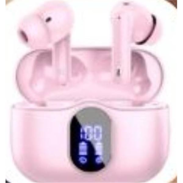 Btootos A90 Pro True Wireless Earbuds with Touch Control, Pink