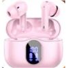 Image 1 : Btootos A90 Pro True Wireless Earbuds with Touch Control, Pink