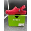 Image 1 : Crocs Clog Shoes in Red Size J4 Youth
