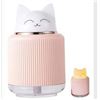 Image 1 : Desk Humidifier, Mini Humidifier 300ML USB Cat Shape Desk Humidifier with 2 LED Colors Night Light 2